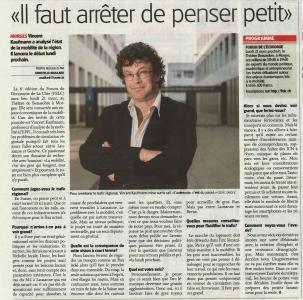Il faut arrêter de penser petit